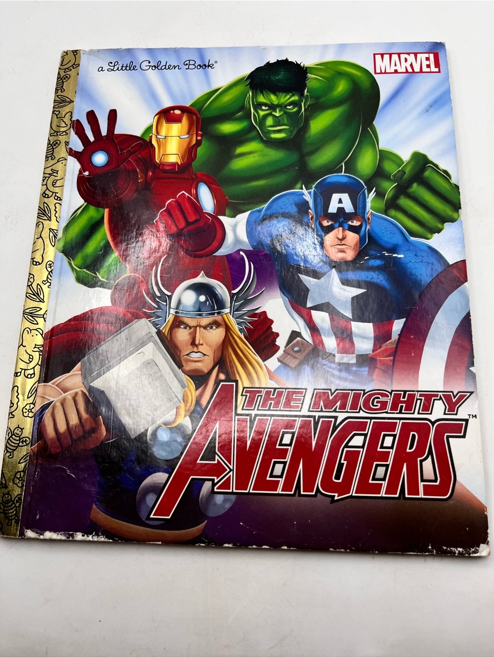 Marvel The Mighty Avengers Hardcover Little Golden Book - Red, Green, Blue